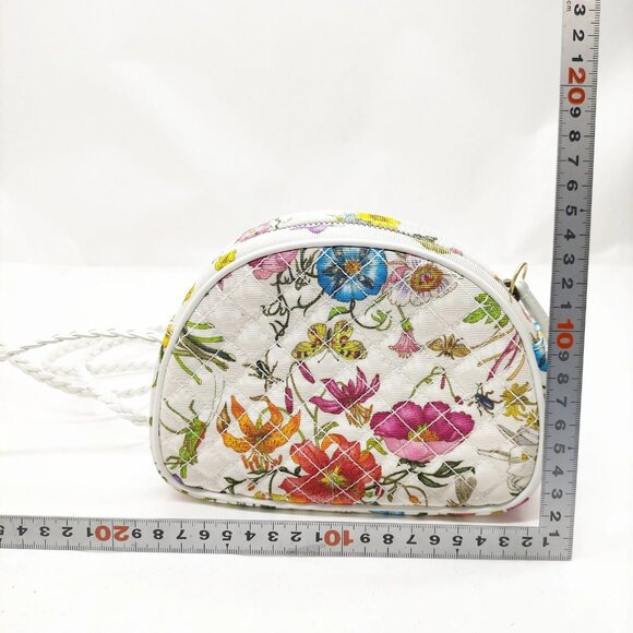 Authentic Gucci White Canvas Shoulder Bag mon962-110525 - Picture 2 of 16